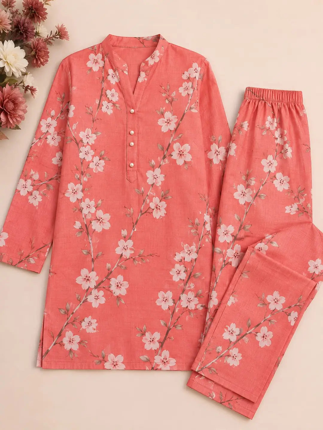 2 Pcs Women's Unstitched